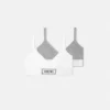 2er-Pack Bralettes aus geripptem Baumwolljersey für Kinder