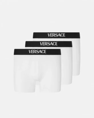 3er-Pack lange Boxershorts aus Baumwolljersey