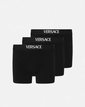 3er-Pack lange Boxershorts aus Baumwolljersey