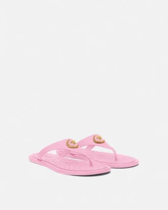 Alia Gummi-Flatsandalen
