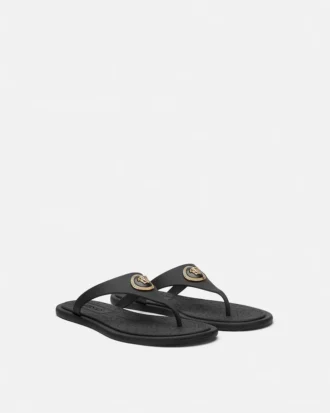 Alia Gummi-Flatsandalen