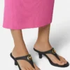 Alia Gummi-Zehenstegsandalen 55 mm