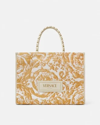 Athena Große Raffia-Tasche