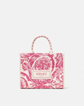 Athena Kleine Raffia-Tasche