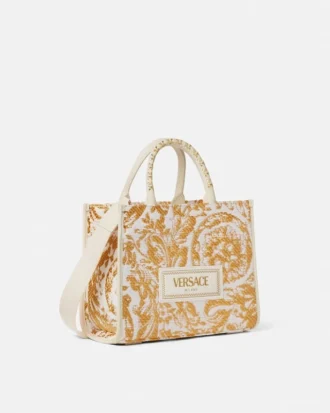 Athena Kleine Raffia-Tasche