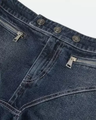 Ausgestellter Jeansrock