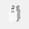 Baby-Body aus gerippter Baumwolle, 2er-Pack