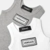 Baby-Body aus gerippter Baumwolle, 2er-Pack
