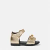 Baby Gianni Ribbon Metallic Sandalen