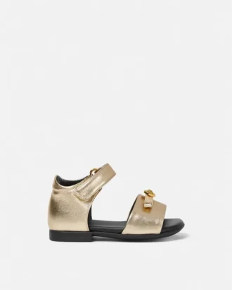 Baby Gianni Ribbon Metallic Sandalen