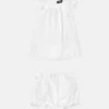 Baby-Jacquard-Kleid aus Baumwollpopeline