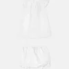 Baby-Jacquard-Kleid aus Baumwollpopeline