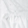 Baby-Kleid aus Baumwollpopeline mit Devoré-Muster