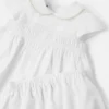 Baby-Kleid-Set aus besticktem Baumwollpopeline