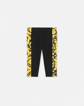 Baby-Leggings aus bedrucktem Stretch-Baumwolljersey