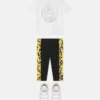 Baby-Leggings aus bedrucktem Stretch-Baumwolljersey