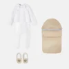 Baby-Schlafanzug aus Baumwolle mit Devoré-Muster
