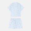 Baby-Set aus bedrucktem Baumwollpopeline-Hemd