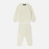 Baby-Set aus besticktem Baumwollstrick