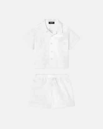 Baby-Set aus Jacquard-Baumwollpopeline