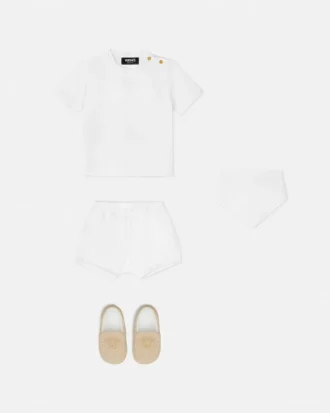 Baby-Set aus verziertem Baumwoll-Jersey-T-Shirt