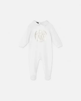 Baby-Strampler aus bedrucktem Baumwolljersey
