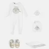 Baby-Strampler aus bedrucktem Baumwolljersey Baby-Strampler aus bedrucktem Baumwolljersey