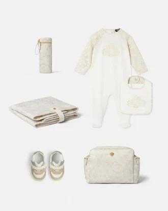 Baby-Strampler aus bedrucktem Baumwolljersey