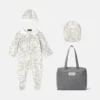 Baby-Strampler aus bedrucktem Baumwolljersey