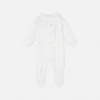 Baby-Strampler aus bedrucktem Baumwolljersey Baby-Strampler aus bedrucktem Baumwolljersey