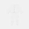 Baby-Strampler aus besticktem Baumwolljersey Baby-Strampler aus besticktem Baumwolljersey
