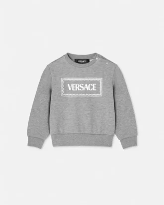 Baby-Sweatshirt aus bedrucktem Baumwolljersey