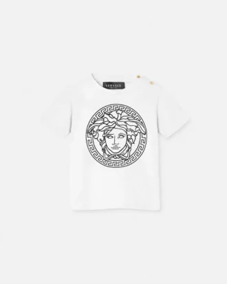 Baby-T-Shirt aus bedrucktem Baumwolljersey