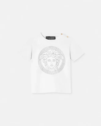Baby-T-Shirt aus bedrucktem Baumwolljersey