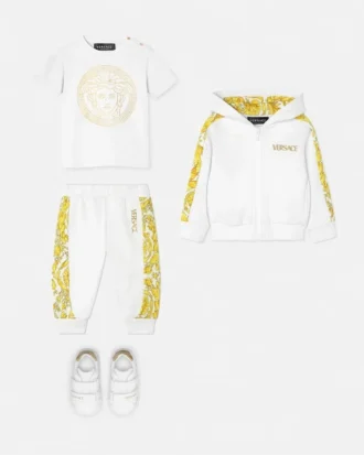 Baby-T-Shirt aus bedrucktem Baumwolljersey
