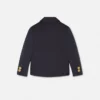 Babyjacke aus besticktem Satinsatin