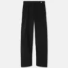 Baggy-Hose aus Gabardine mit niedriger Taille