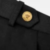 Baggy-Hose aus Gabardine mit niedriger Taille