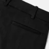 Baggy-Hose aus Gabardine mit niedriger Taille