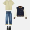 Kinder-Jacquard-Jeans