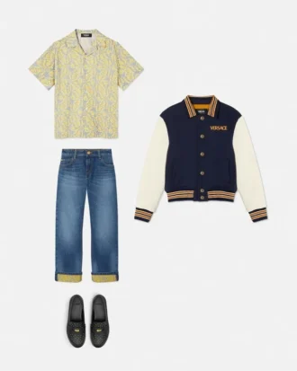 Kinder-Jacquard-Jeans