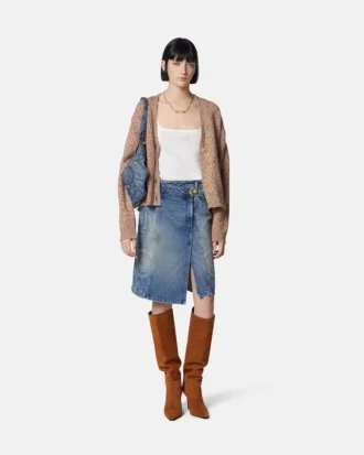 Barocco Denim Wickelrock