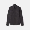 Barocco Jacquard Chambray Denim Hemd