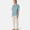Barocco Jacquard Chambray Denim Hemd