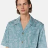Barocco Jacquard Chambray Denim Hemd