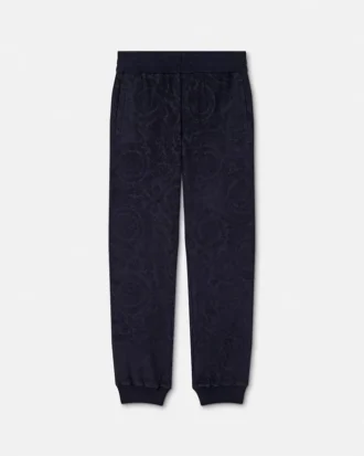 Barocco Jacquard-Frottee-Jogginghose