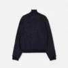 Barocco Jacquard-Handtuch-Sweatshirt mit Reißverschluss