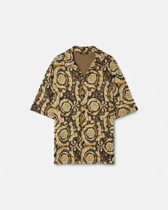 Barocco Jacquard-Jerseyhemd