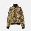 Barocco Jacquard-Sweatshirt mit Reißverschluss