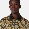 Barocco Jacquard-Sweatshirt mit Reißverschluss